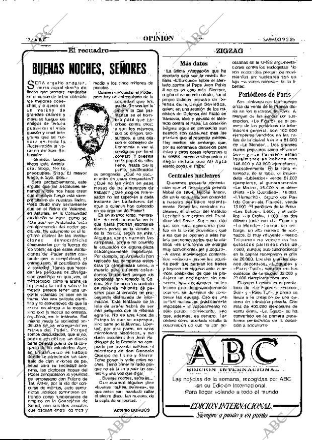 ABC MADRID 09-02-1985 página 12