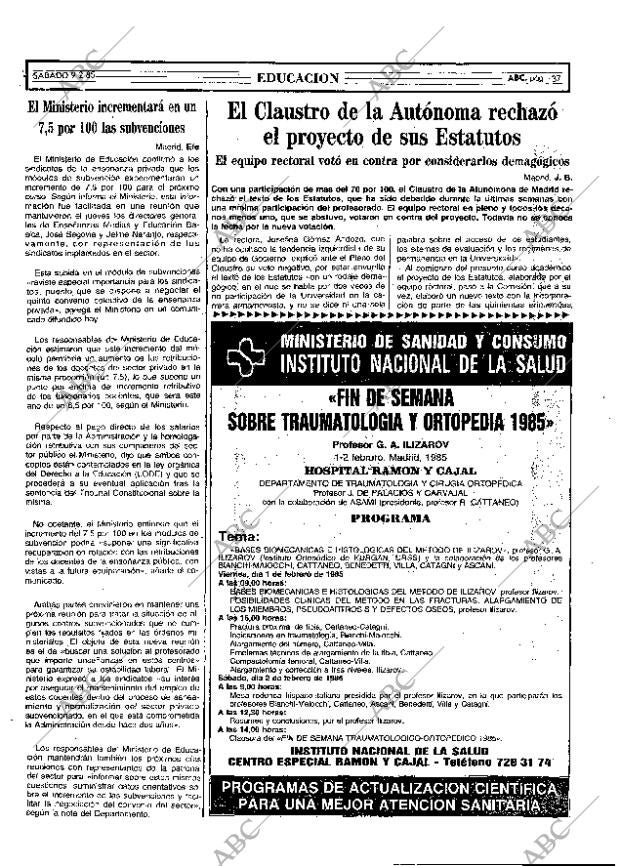 ABC MADRID 09-02-1985 página 37