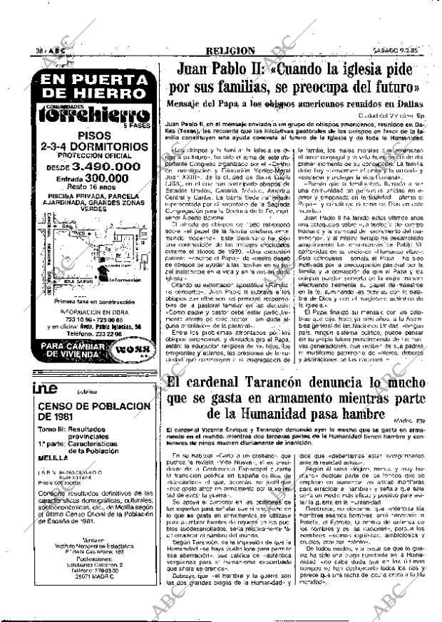 ABC MADRID 09-02-1985 página 38