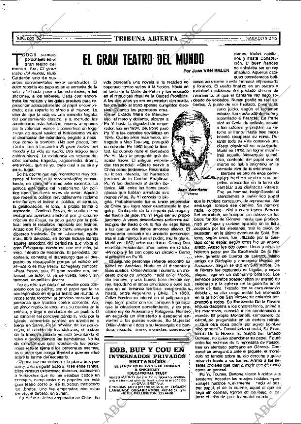 ABC MADRID 09-02-1985 página 52