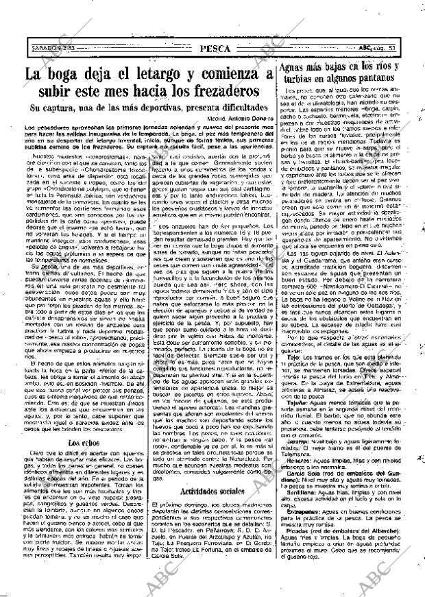 ABC MADRID 09-02-1985 página 53