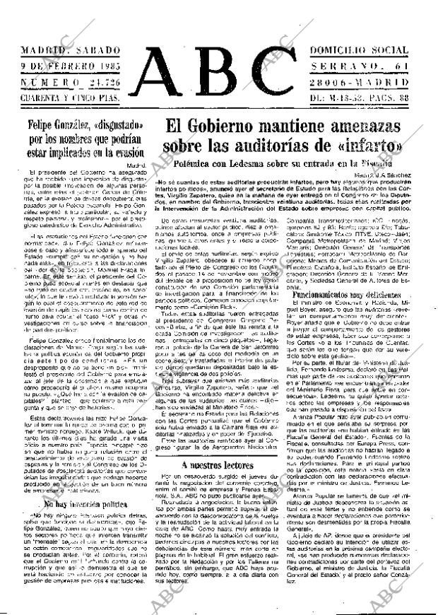 ABC MADRID 09-02-1985 página 9