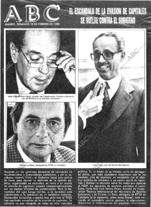 ABC MADRID 10-02-1985 página 1