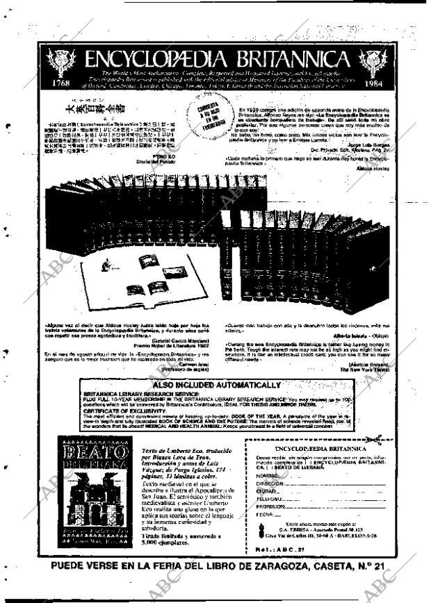 ABC MADRID 10-02-1985 página 112