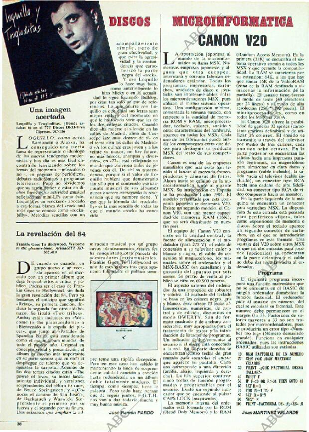 ABC MADRID 10-02-1985 página 150