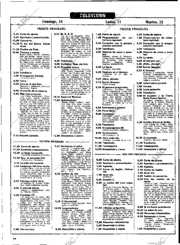 ABC MADRID 10-02-1985 página 166