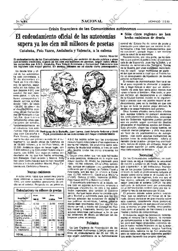 ABC MADRID 10-02-1985 página 24