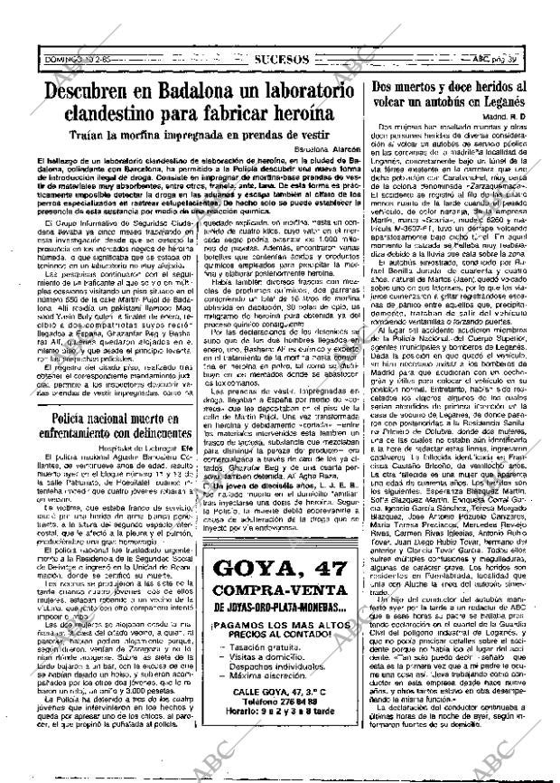ABC MADRID 10-02-1985 página 39