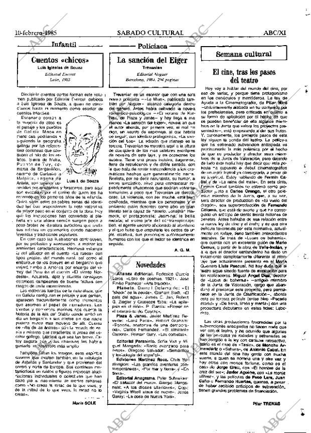 ABC MADRID 10-02-1985 página 61