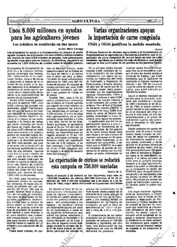 ABC MADRID 10-02-1985 página 67
