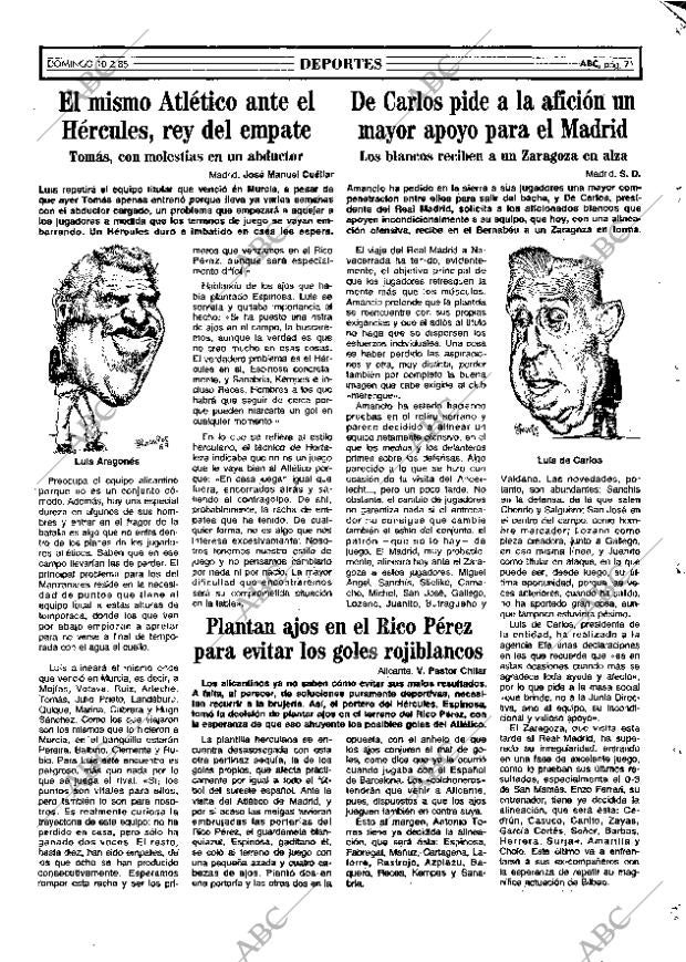 ABC MADRID 10-02-1985 página 71