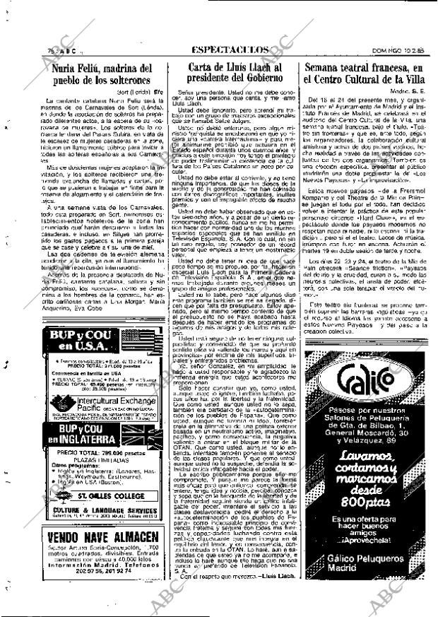 ABC MADRID 10-02-1985 página 78