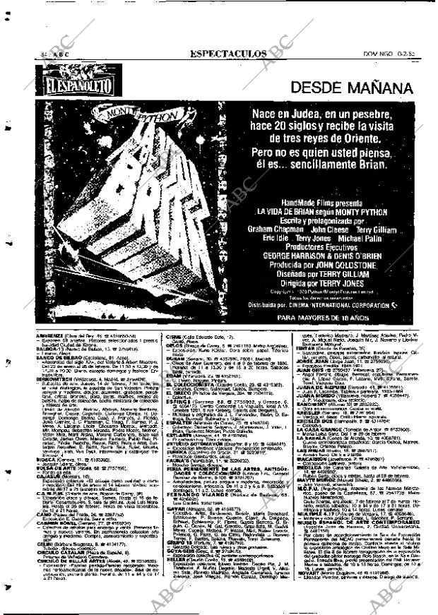 ABC MADRID 10-02-1985 página 84