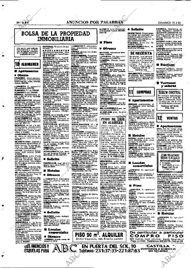 ABC MADRID 10-02-1985 página 88