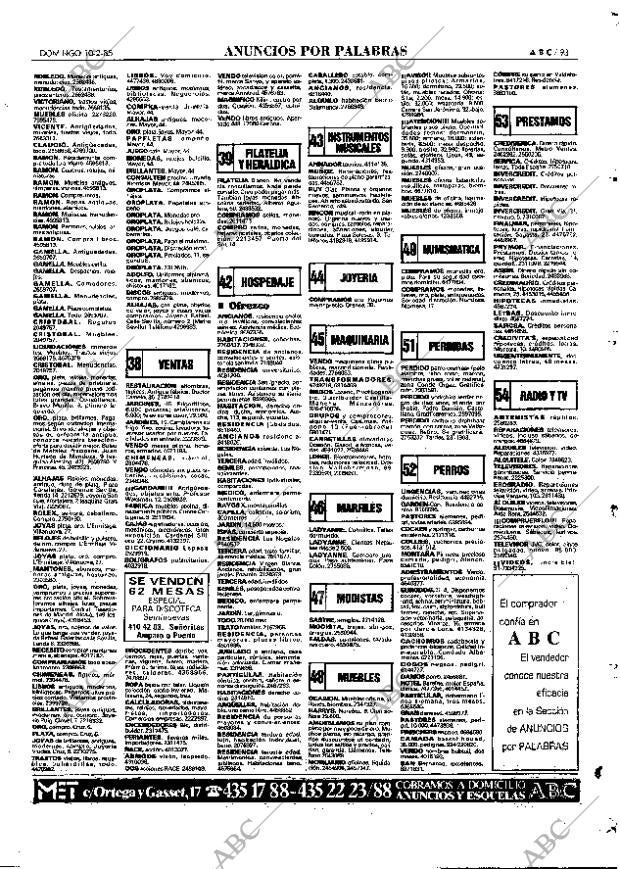 ABC MADRID 10-02-1985 página 93