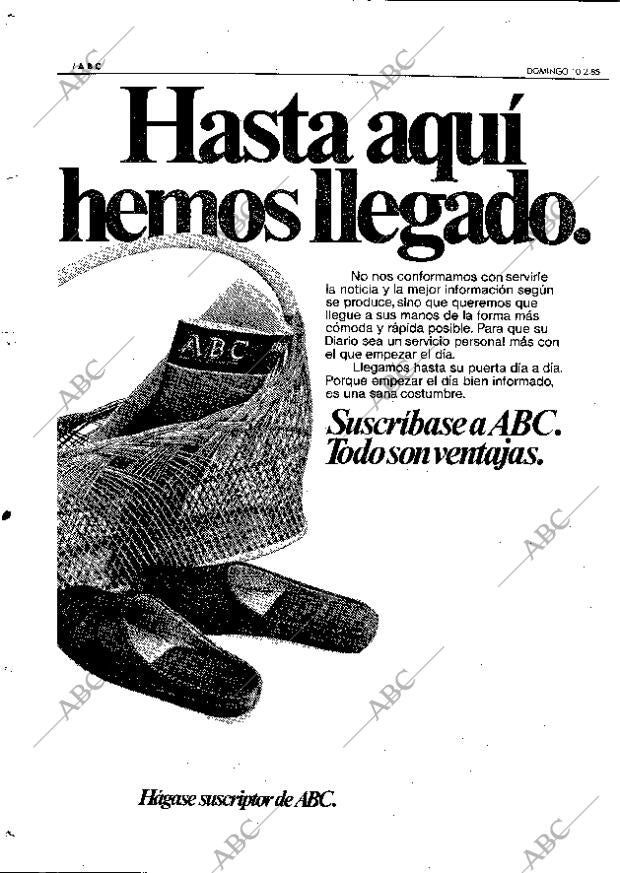 ABC MADRID 10-02-1985 página 98
