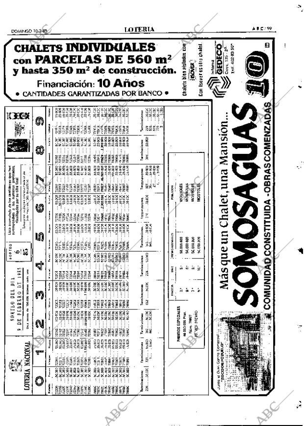 ABC MADRID 10-02-1985 página 99