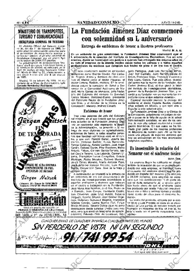 ABC MADRID 14-02-1985 página 39