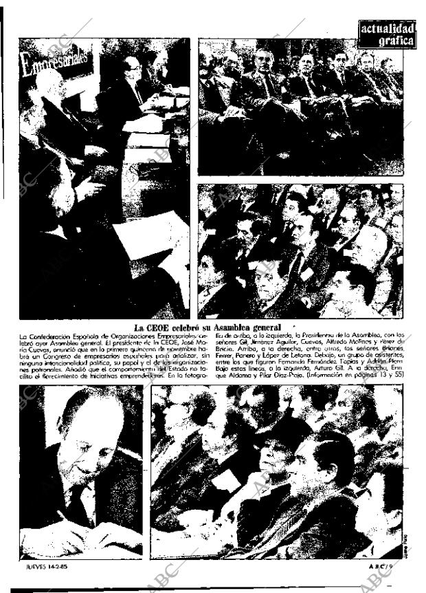 ABC MADRID 14-02-1985 página 9