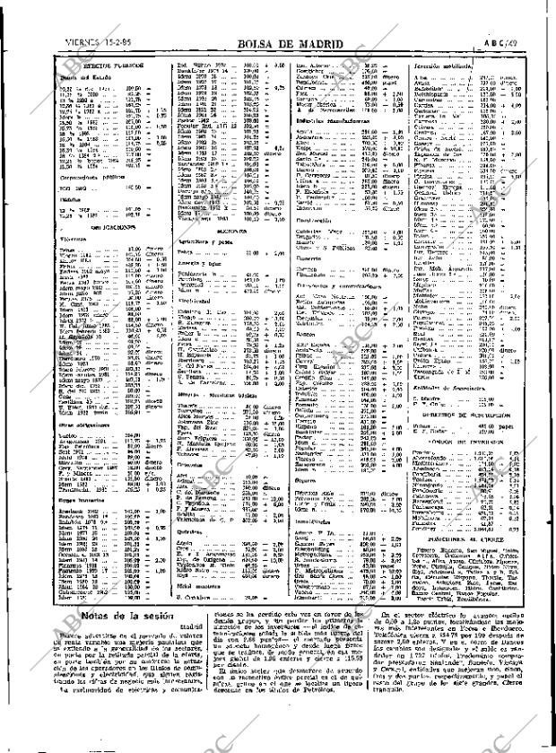 ABC SEVILLA 15-02-1985 página 49