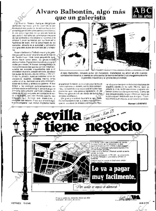 ABC SEVILLA 15-02-1985 página 75