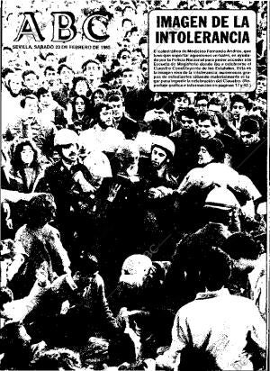 ABC SEVILLA 23-02-1985 página 1