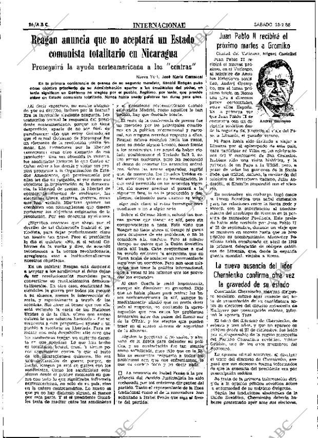 ABC SEVILLA 23-02-1985 página 26