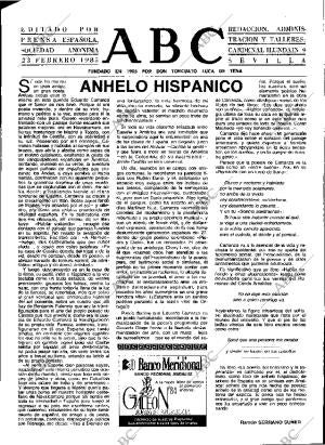 ABC SEVILLA 23-02-1985 página 3