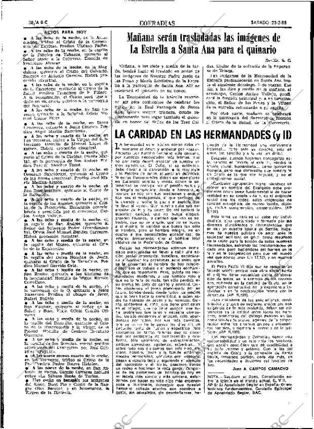 ABC SEVILLA 23-02-1985 página 38