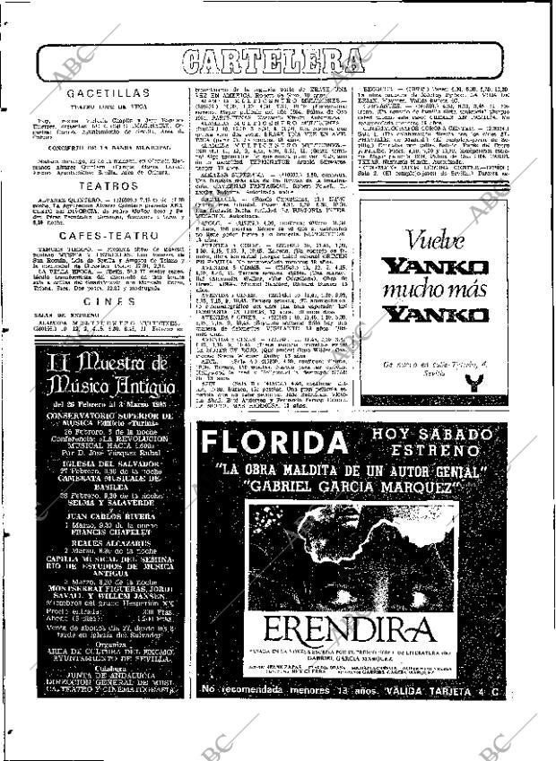 ABC SEVILLA 23-02-1985 página 54