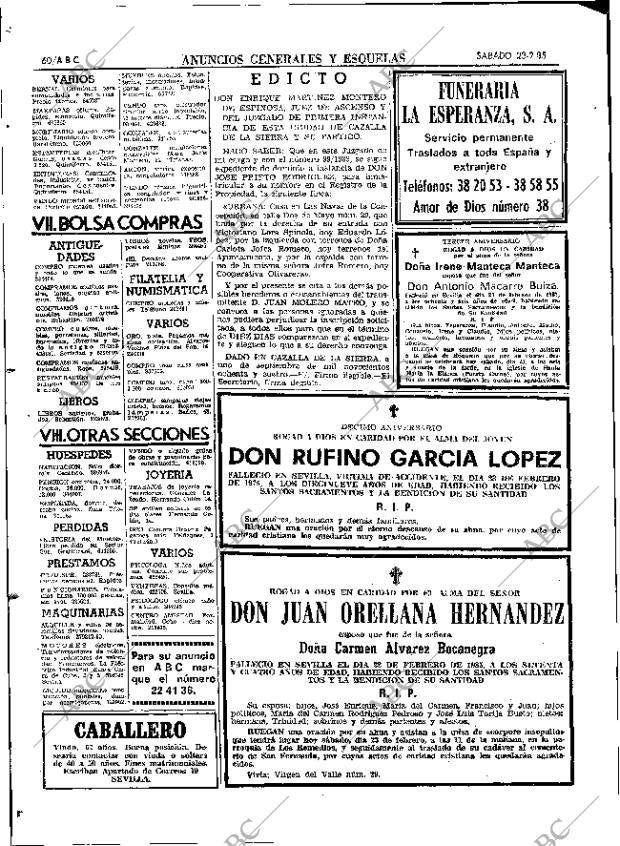 ABC SEVILLA 23-02-1985 página 60