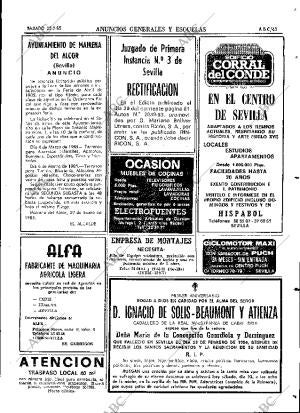 ABC SEVILLA 23-02-1985 página 61