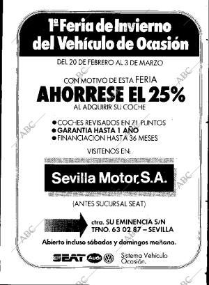 ABC SEVILLA 23-02-1985 página 73