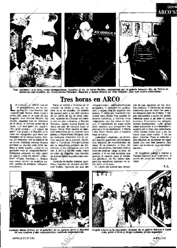 ABC MADRID 27-02-1985 página 107