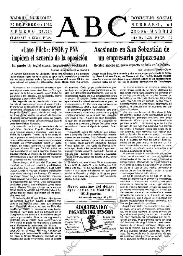 ABC MADRID 27-02-1985 página 13