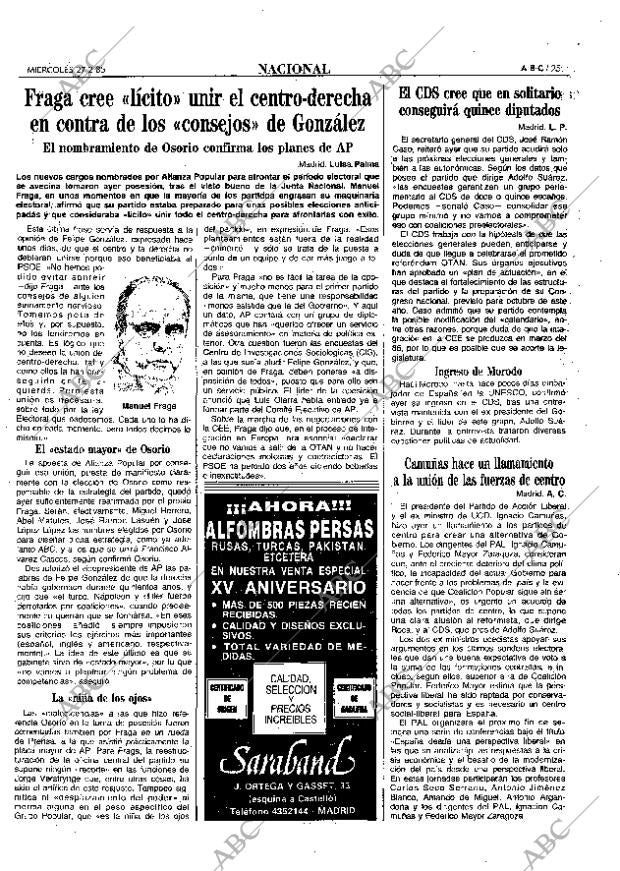 ABC MADRID 27-02-1985 página 25