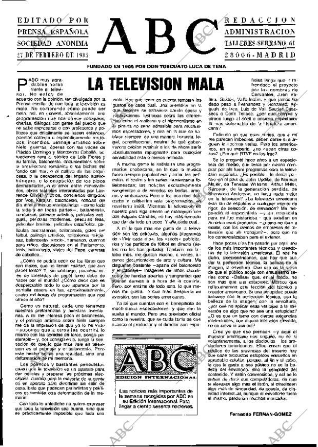 ABC MADRID 27-02-1985 página 3