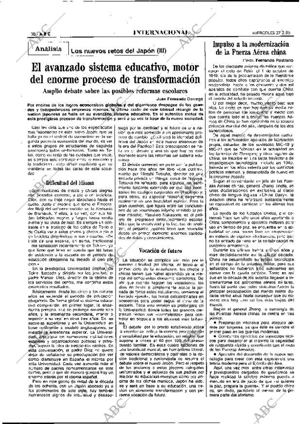 ABC MADRID 27-02-1985 página 30