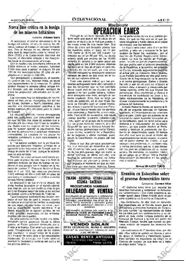 ABC MADRID 27-02-1985 página 31