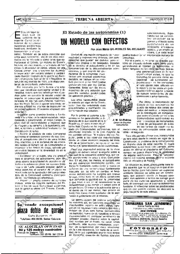 ABC MADRID 27-02-1985 página 34
