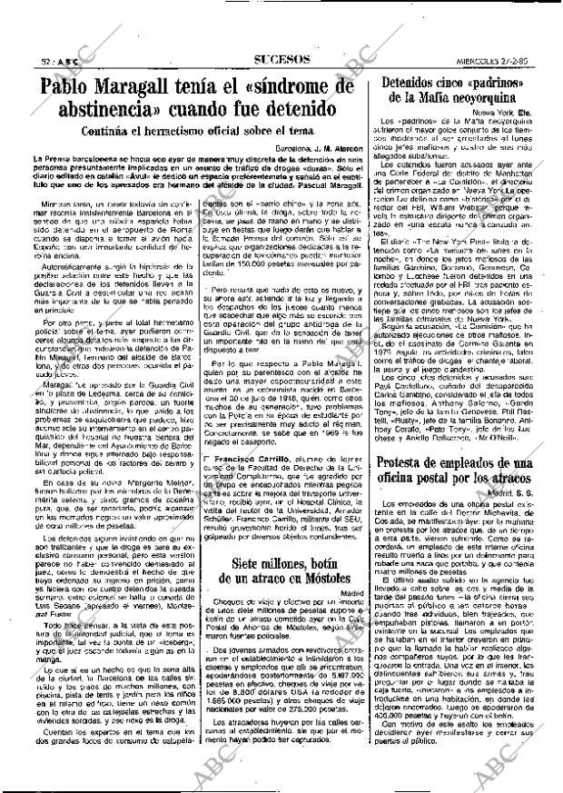 ABC MADRID 27-02-1985 página 52