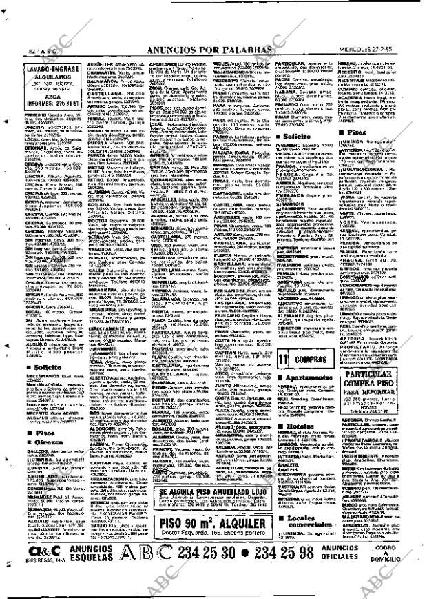 ABC MADRID 27-02-1985 página 82