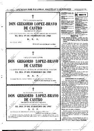 ABC MADRID 27-02-1985 página 92