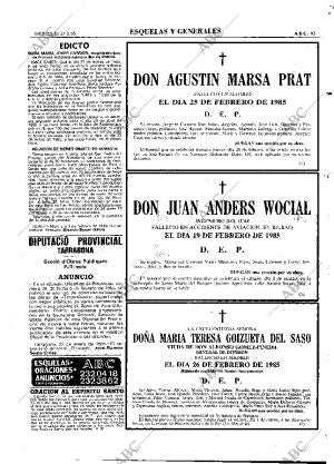 ABC MADRID 27-02-1985 página 93