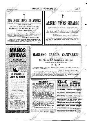 ABC MADRID 27-02-1985 página 97