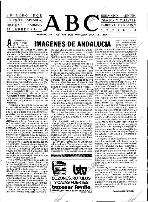 ABC SEVILLA 28-02-1985 página 3