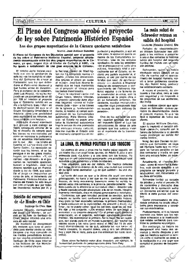 ABC MADRID 01-03-1985 página 45