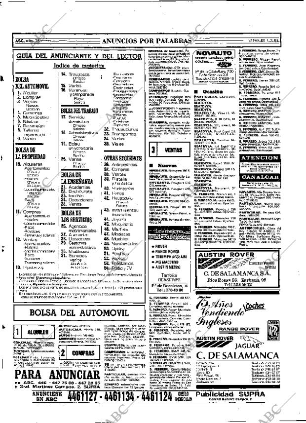 ABC MADRID 01-03-1985 página 78