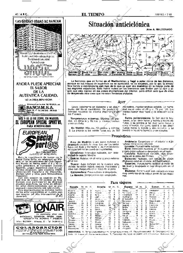 ABC MADRID 07-03-1985 página 40