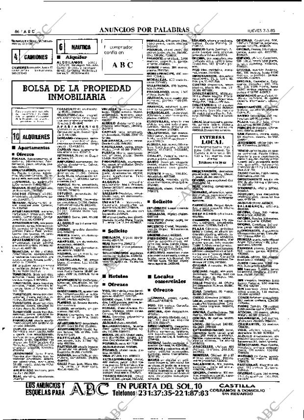 ABC MADRID 07-03-1985 página 86